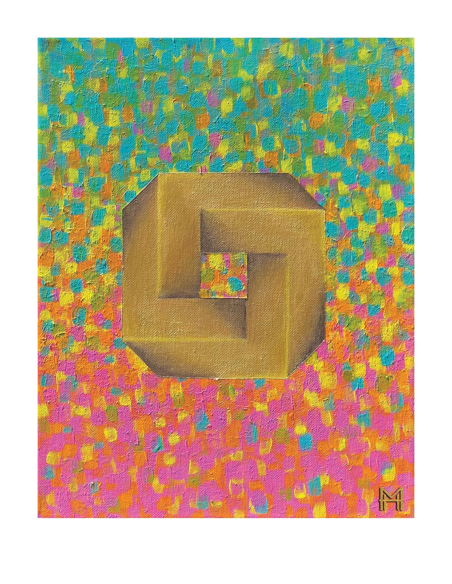 Guilded Path 12 x 15 Print By Molly Hark