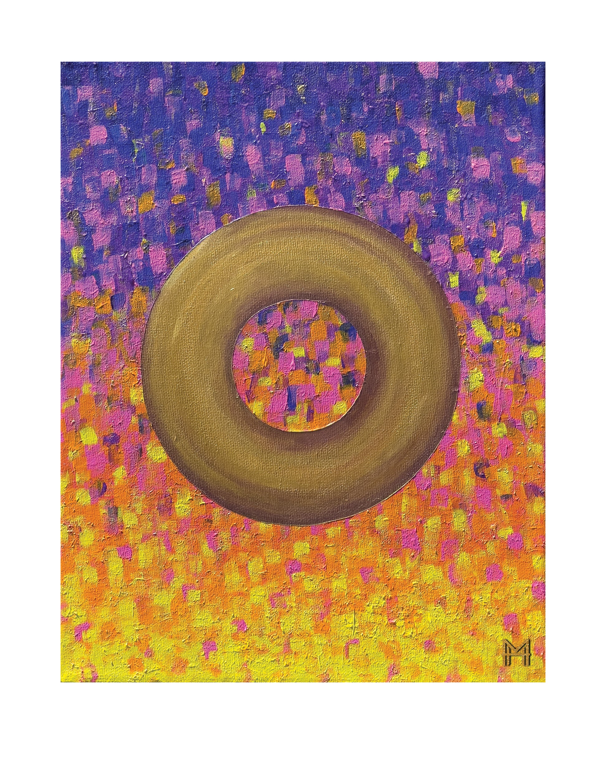 Golden Orbit 10x12 Print by Molly Hark