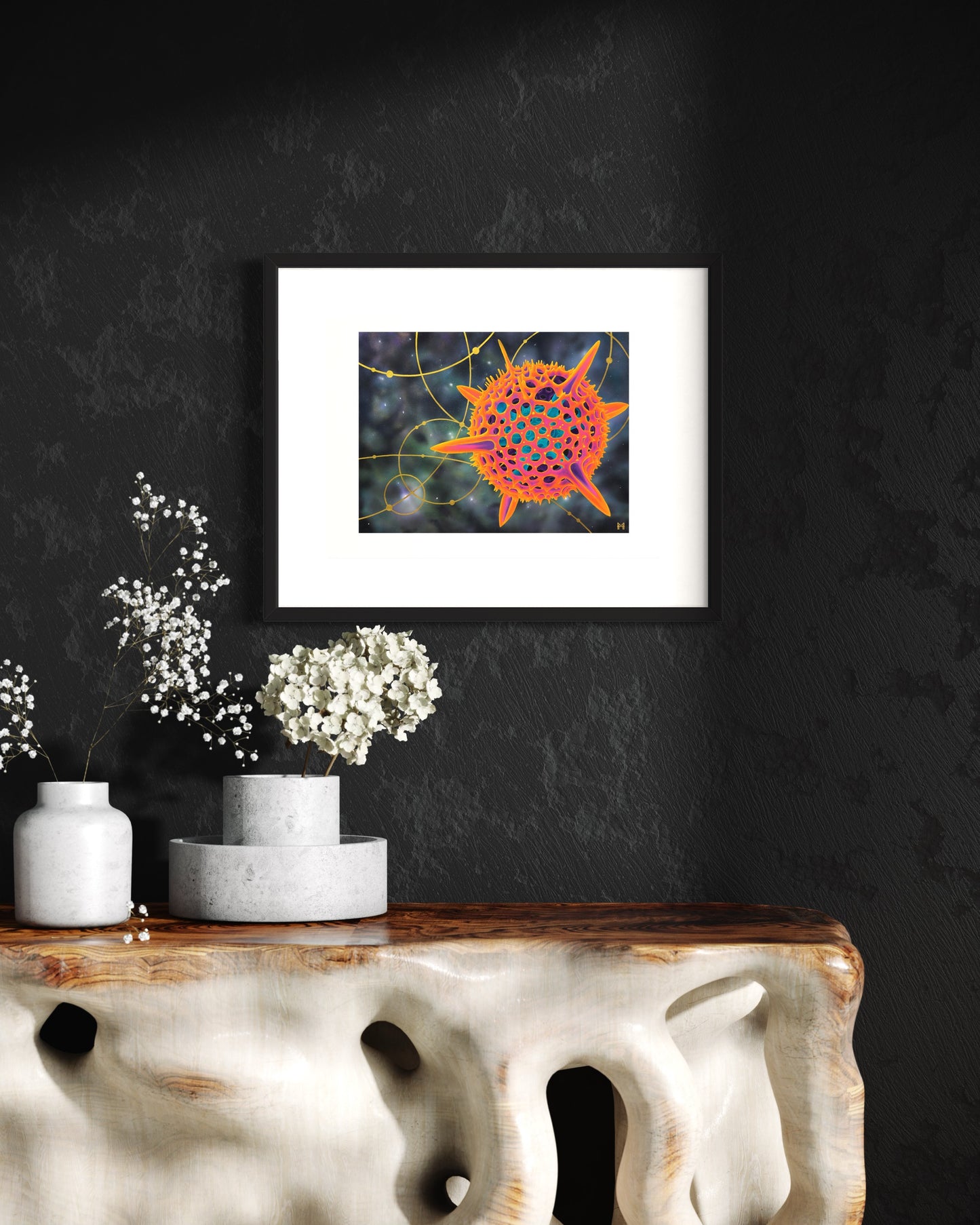 Radiolarian I Print by Molly Hark 